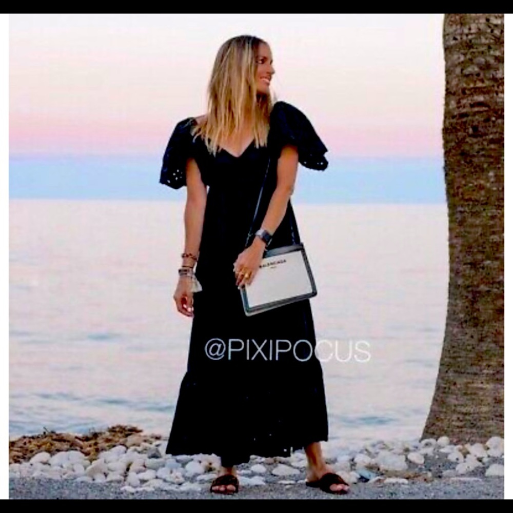 NWT Zara Crochet Maxi Dress